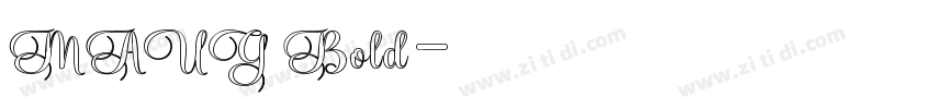 MAUG Bold字体转换